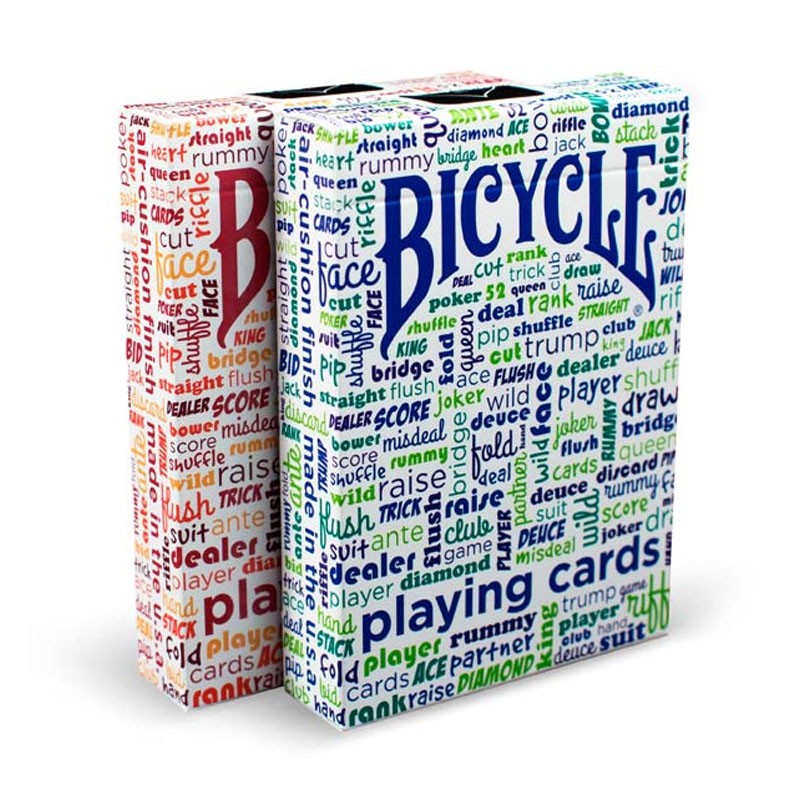 Bicycle Table talk. Card talk